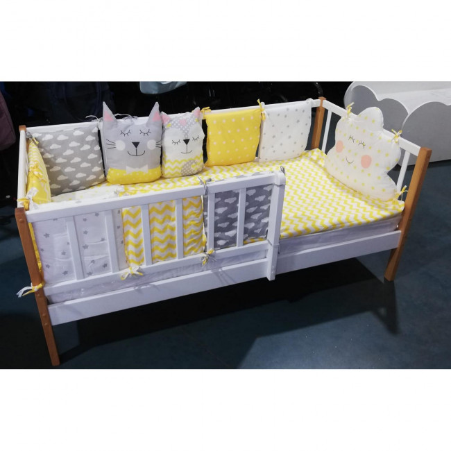 Кровать MALIKA GLORIA 160х80 белый-бук Кровать MALIKA GLORIA 160х80 белый-бук